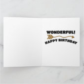 BIRTHDAY WONDERFUL PERSON COMPLIMENT BIG CARD KARTE (Innenseite)