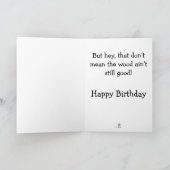 Birthday Wood Karte (Innenseite)