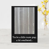 Birthday Wood Karte (Gelbe Blume)