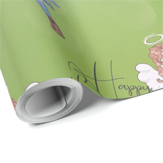 Birthday Wrapping Paper Geschenkpapier (Rolleneckpunkt)