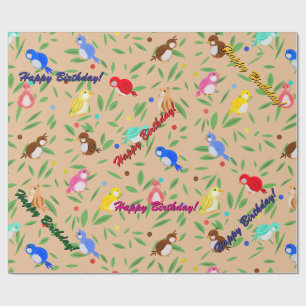 Birthday Wrapping Paper Geschenkpapier