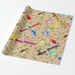 Birthday Wrapping Paper Geschenkpapier