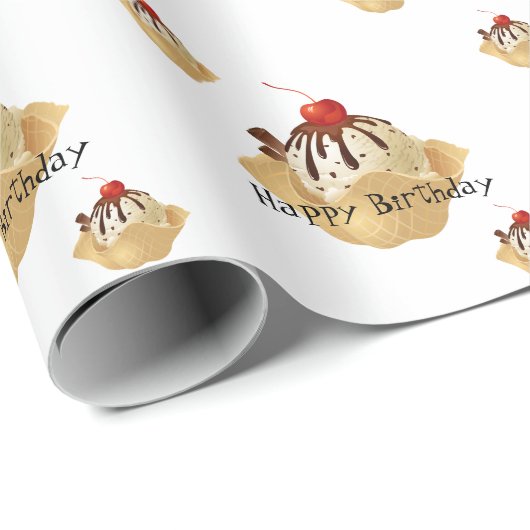 Birthday Wrapping Paper Geschenkpapier (Rolleneckpunkt)
