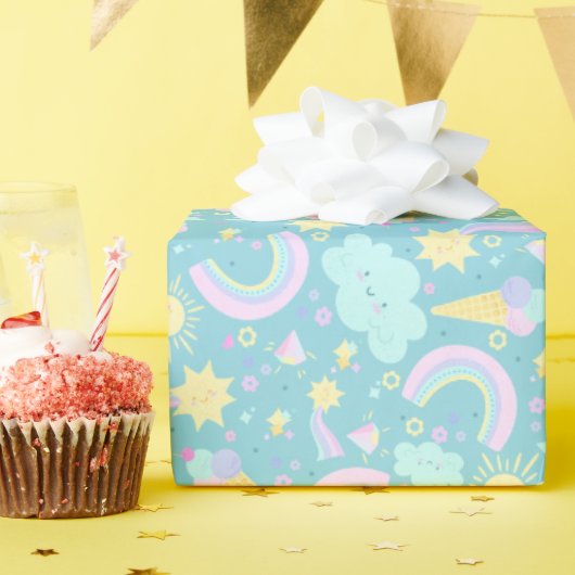 Birthday Wrapping Paper. Geschenkpapier (Geburtstagsparty)