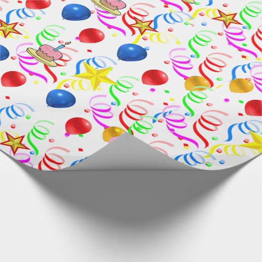 Birthday Wrapping Paper Geschenkpapier (Ecke)