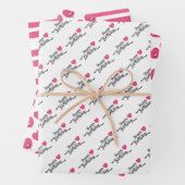 Birthday Wrapping Paper Sheets Geschenkpapier Set (Beispiel)