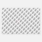 Birthday Wrapping Paper Sheets Geschenkpapier Set (Vorderseite)
