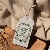 Birthday wünscht elegante Blumenrahmen Geschenkanhänger