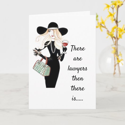 BIRTHDAY WÜNSCHT SICH NACH *BEST LAWYER* CARD KARTE (Gelbe Blume)