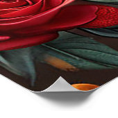 Birthday Yorkshire Terrier Wear Party Hat Poster (Ecke)