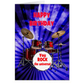 Birthday You Rock Drums (Vorne)