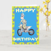 BIRTHDAYcard SpwinkelMASSIVE Karte (Gelbe Blume)