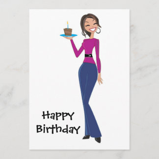 BirthdayGirl, viel Glück zum Geburtstag Karte
