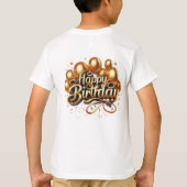 BirthdayJoy T-Shirt (Rückseite)