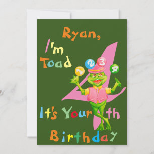 BirthdayPersonalizedGreetingcardfora vier Jahre al Dankeskarte