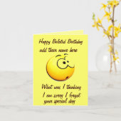 Birthdays_ Karte (Gelbe Blume)