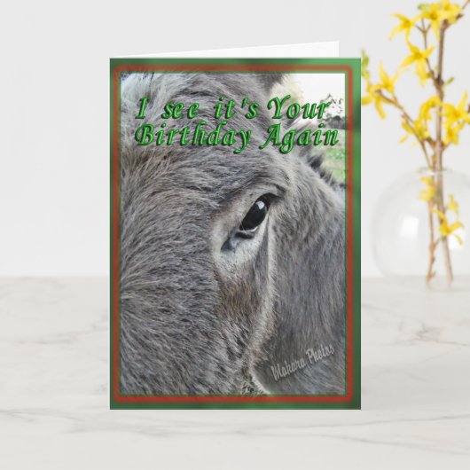 Birthdays Kick Karte (Gelbe Blume)