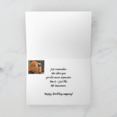 Birthdays Old Age Dangerous Sneeze Laughion Karte (Innenseite)