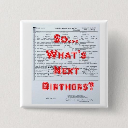 Birthers Button (Vorderseite)