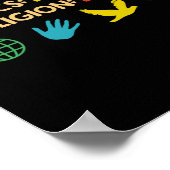 Birthplace Earth Race Human Politics Freedtics Poster (Ecke)