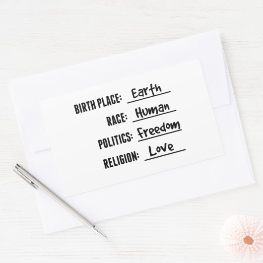 BIRTHPLACE EARTH STICKER (Umschlag)