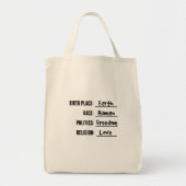 BIRTHPLACE EARTH TOTE BAG TRAGETASCHE (Vorne)