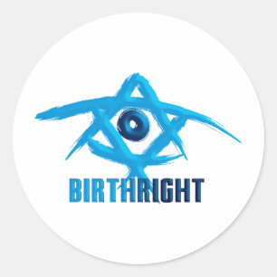 Birthright Runder Aufkleber