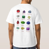 Birthstone Chart Alexandrite June T - Shirt (Rückseite)