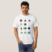 Birthstone-Diagramm T-Shirt (Vorne ganz)