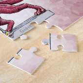 Birthstone Dragon - Januar Garnet Jigsaw Puzzle (Seite)