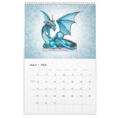 Birthstone Dragons Fantasy Art Kalender (Mär 2026)