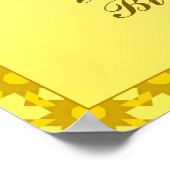 Birthstone Illustration für November - Topaz Poster (Ecke)