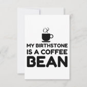 BIRTHSTONE IST EIN KAFFEBIK DANKESKARTE (Vorderseite)