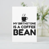 BIRTHSTONE IST EIN KAFFEBIK DANKESKARTE (Stehend Vorderseite)