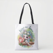 Birthstone June Pearl Dragon Tasche (Vorderseite)