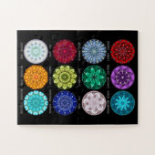 Birthstone Mandala Jigsaw Puzzle (Horizontal)