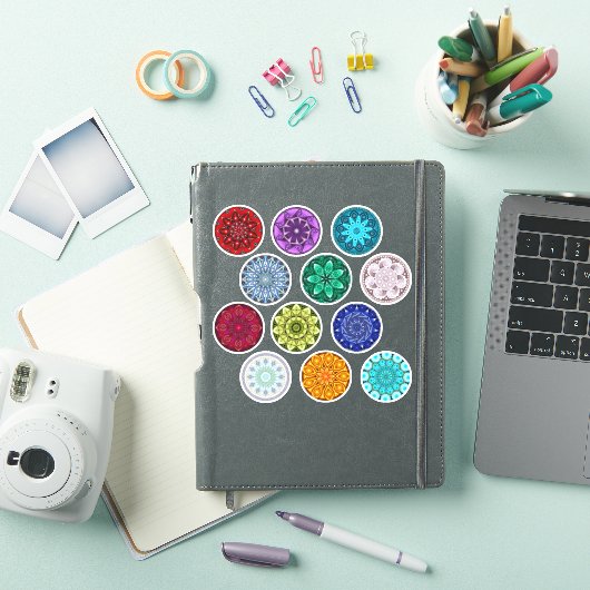 Birthstone Mandala Sticker Pack (iPad Hülle)