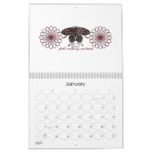 Birthstone Schmetterlings-Kalender Kalender (Jan 2027)