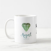 Birthstone Tasse August Peridot (Links)