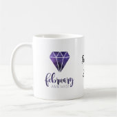 Birthstone Tasse Februar Amethyst (Links)
