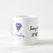 Birthstone Tasse September (Vorderseite Links)