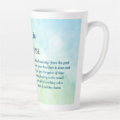 Birthstone Türkisches Design Milchtasse (Rechts)