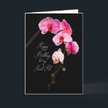 BIRTHTAG - SECRET PAL/SISTER - FUCHSIA ORCHIDEN KARTE<br><div class="desc">SIEHE FÜR VIELE ANDERE KATEGORIEN GLEICHES BILD.</div>
