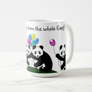 BIRTHTAY TASSE - Panda Bears - Von der Gang!