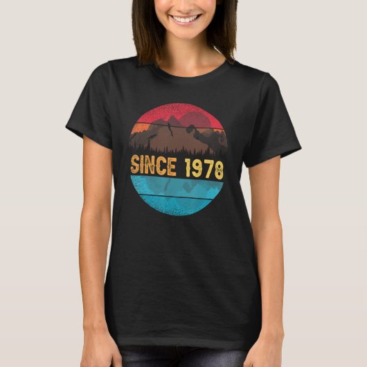 Birthyear 1978 retro and vintage designed T-Shirt (Vorderseite)