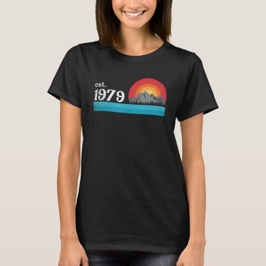 Birthyear 1979 retro and vintage designed T-Shirt (Vorderseite)