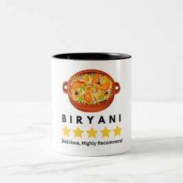 Biryani-Liebhaber-T - Shirt Zweifarbige Tasse