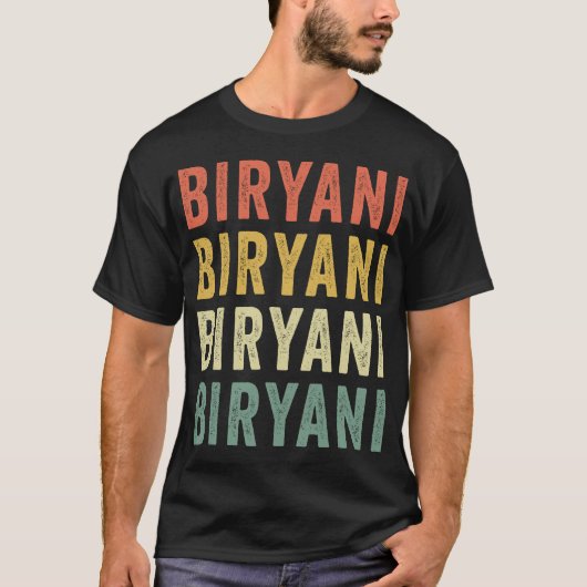 Biryani Retro T-Shirt (Vorderseite)