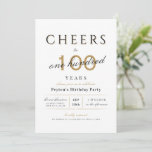 Bis 100 Jahre eleganter, moderner, klassischer Geb Einladung<br><div class="desc">Moderne und klassische Feier bis 100 Jahre Geburtstagseinladung mit stilvollem Drehbuch und Typografie in edlem Party,  Schwarz und Weiß,  schlicht und elegant,  Ideal für 100. Geburtstagsparty oder andere Zeiten.</div>