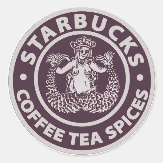 Bis 1971 auf einem Starbies-Run Runder Aufkleber (Vorderseite)